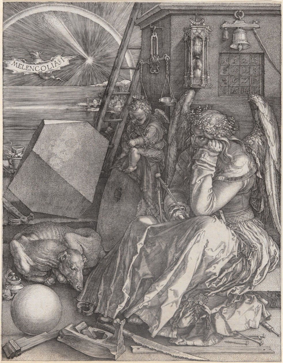 Melencolia I autorstwa Albrecht Dürer