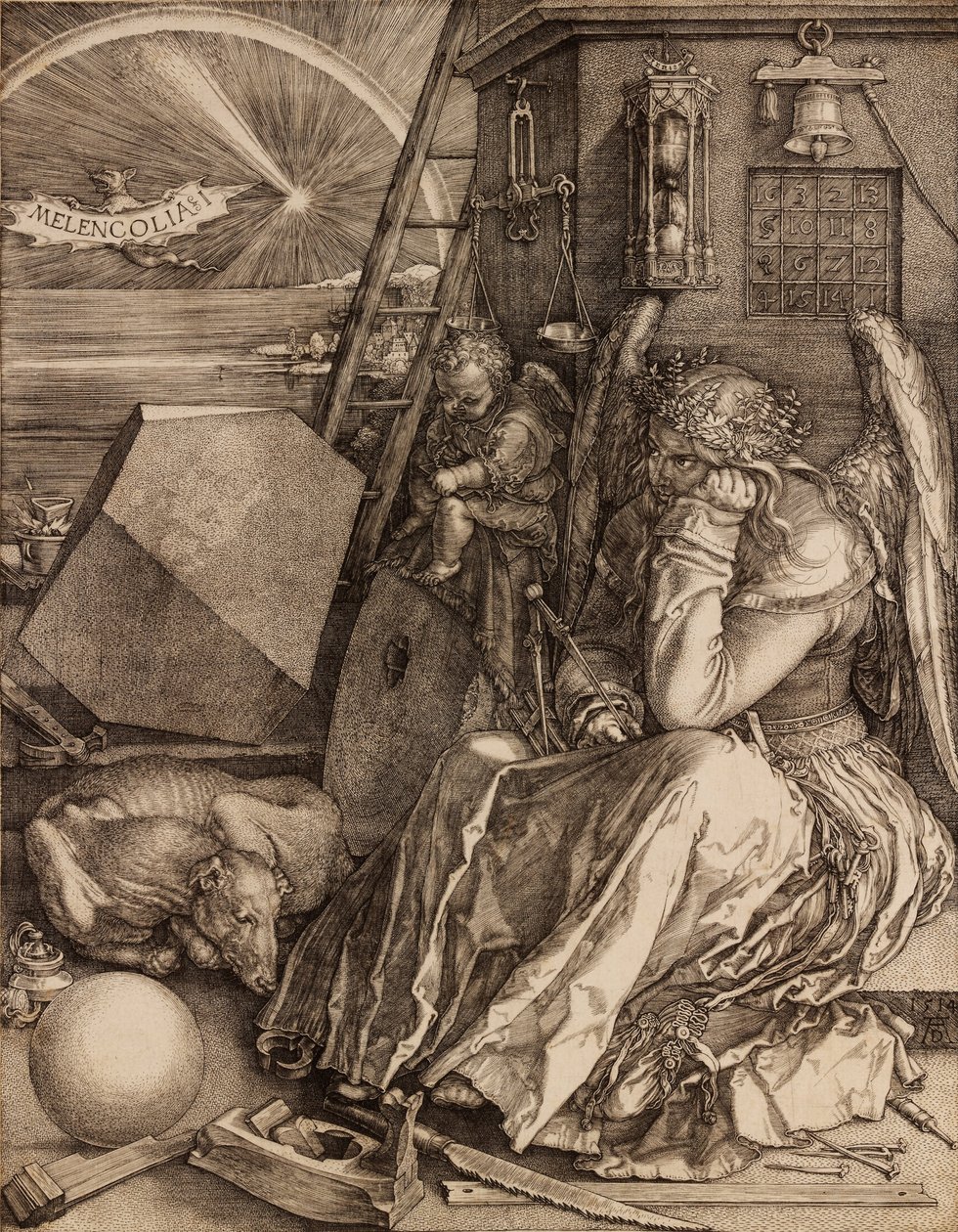 Melencolia I, 1514 autorstwa Albrecht Dürer
