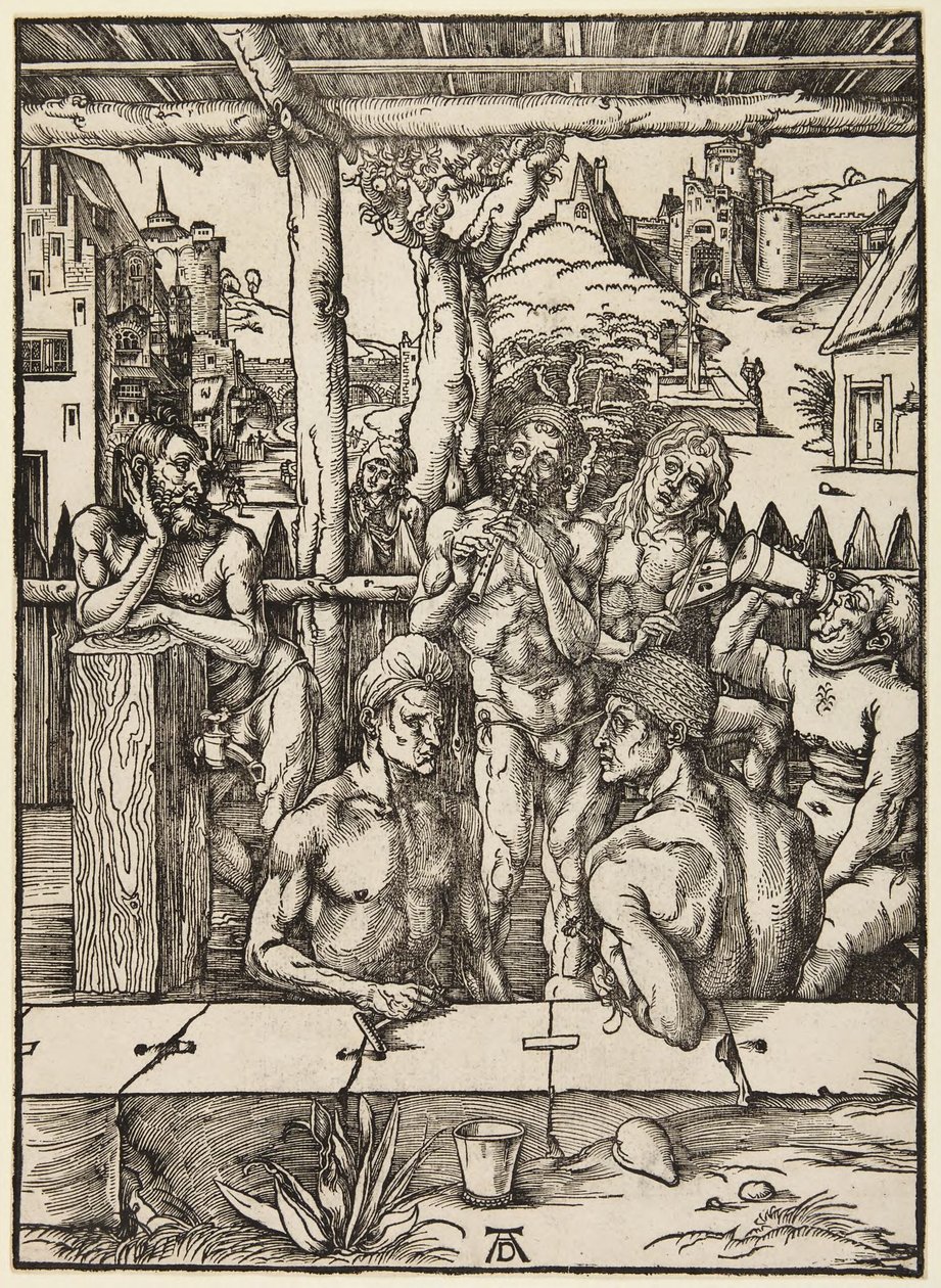 Łaźnia męska autorstwa Albrecht Dürer