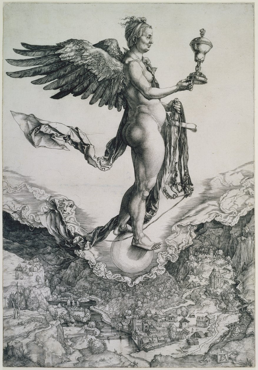 Nemezis (Wielka Fortuna) autorstwa Albrecht Dürer