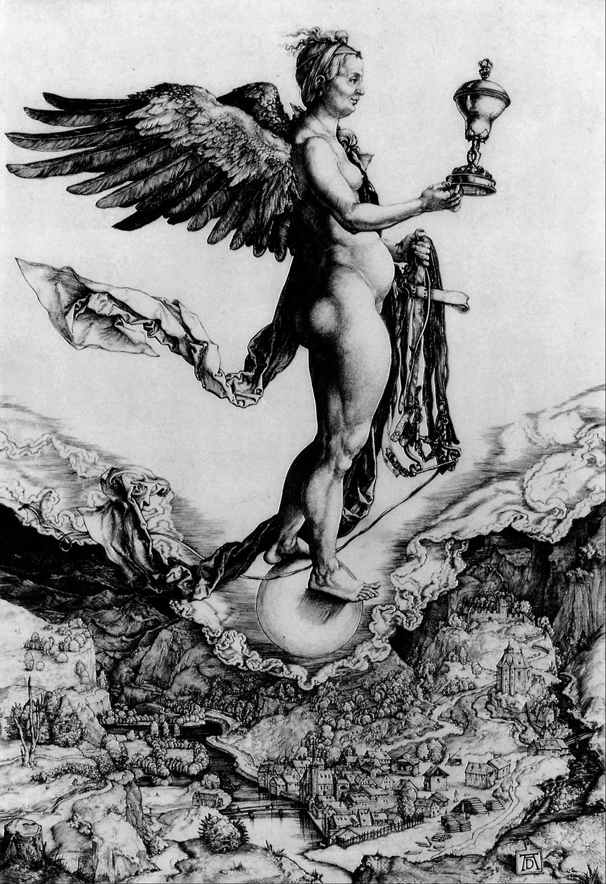 Nemesis autorstwa Albrecht Dürer