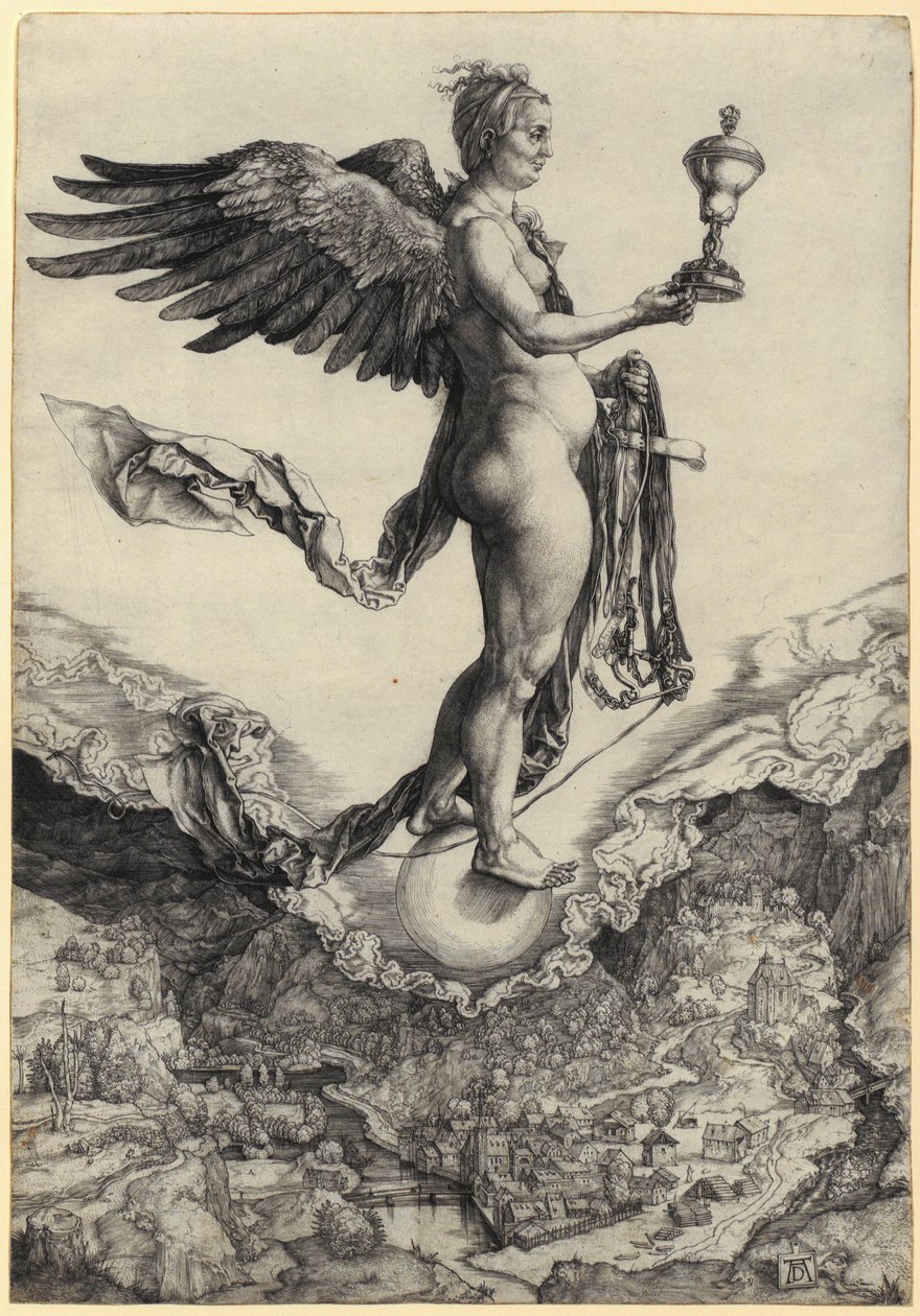Nemesis autorstwa Albrecht Dürer