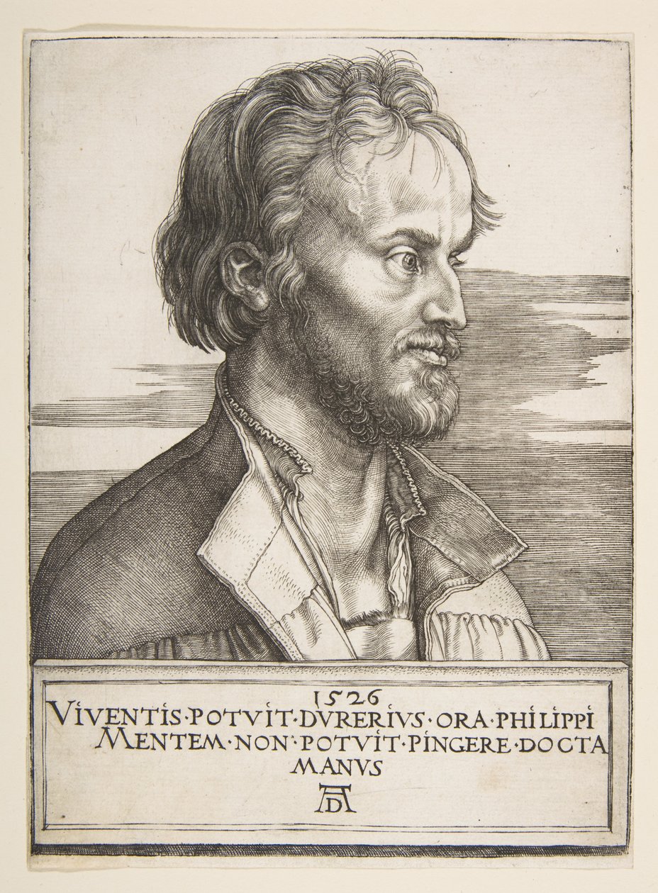Filip Melanchton autorstwa Albrecht Dürer