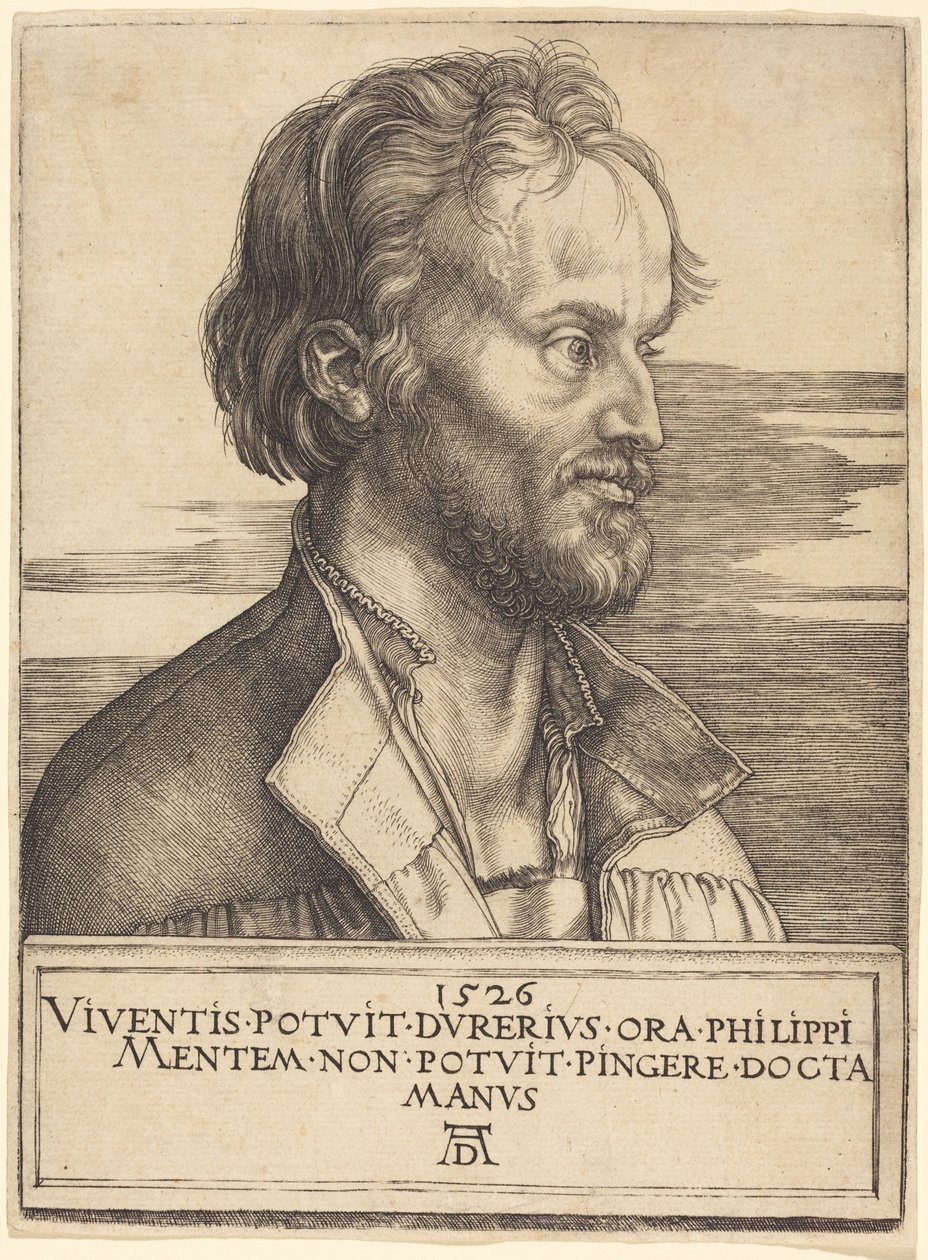 Filip Melanchton autorstwa Albrecht Dürer