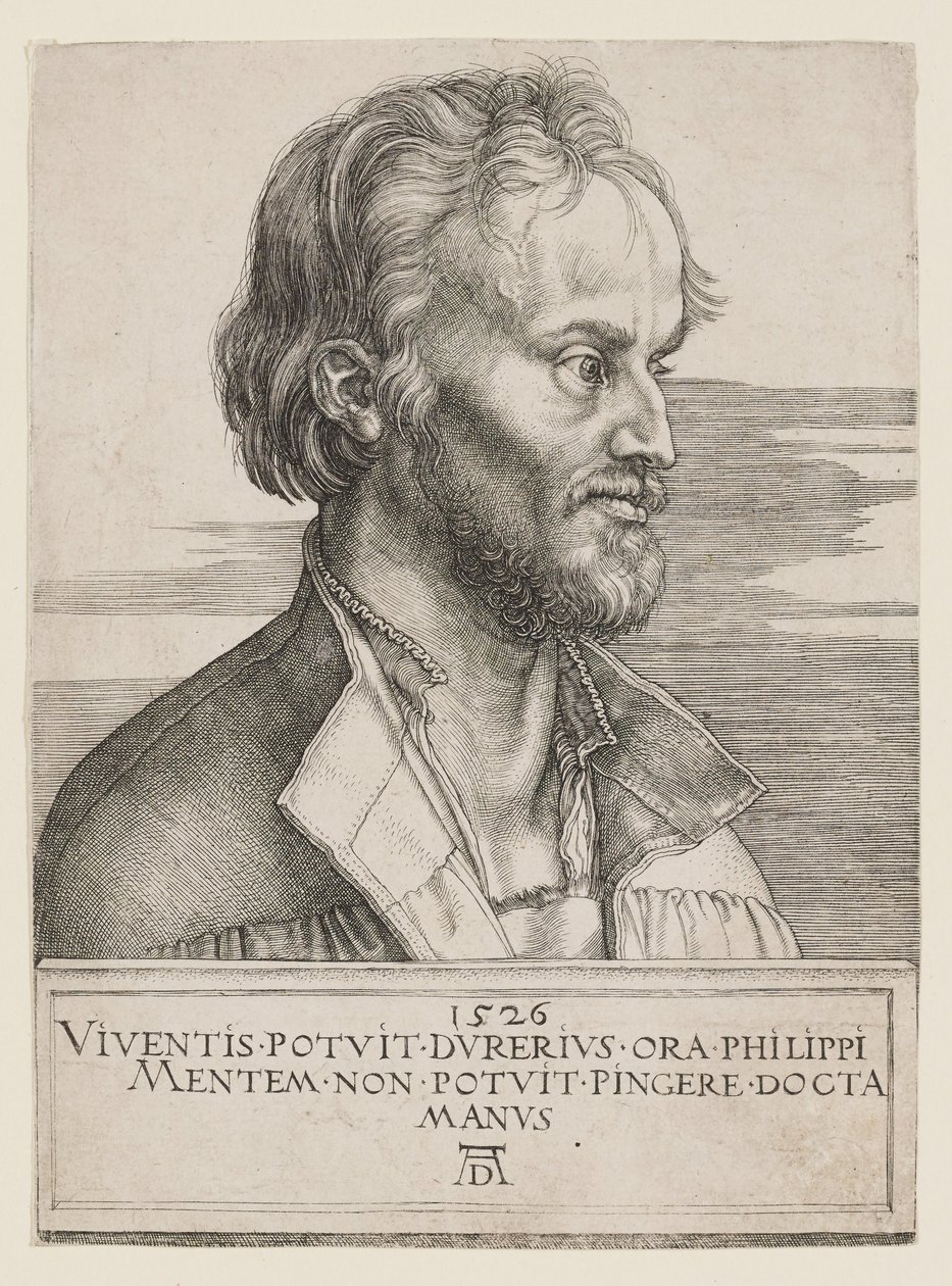 Filip Melanchton autorstwa Albrecht Dürer