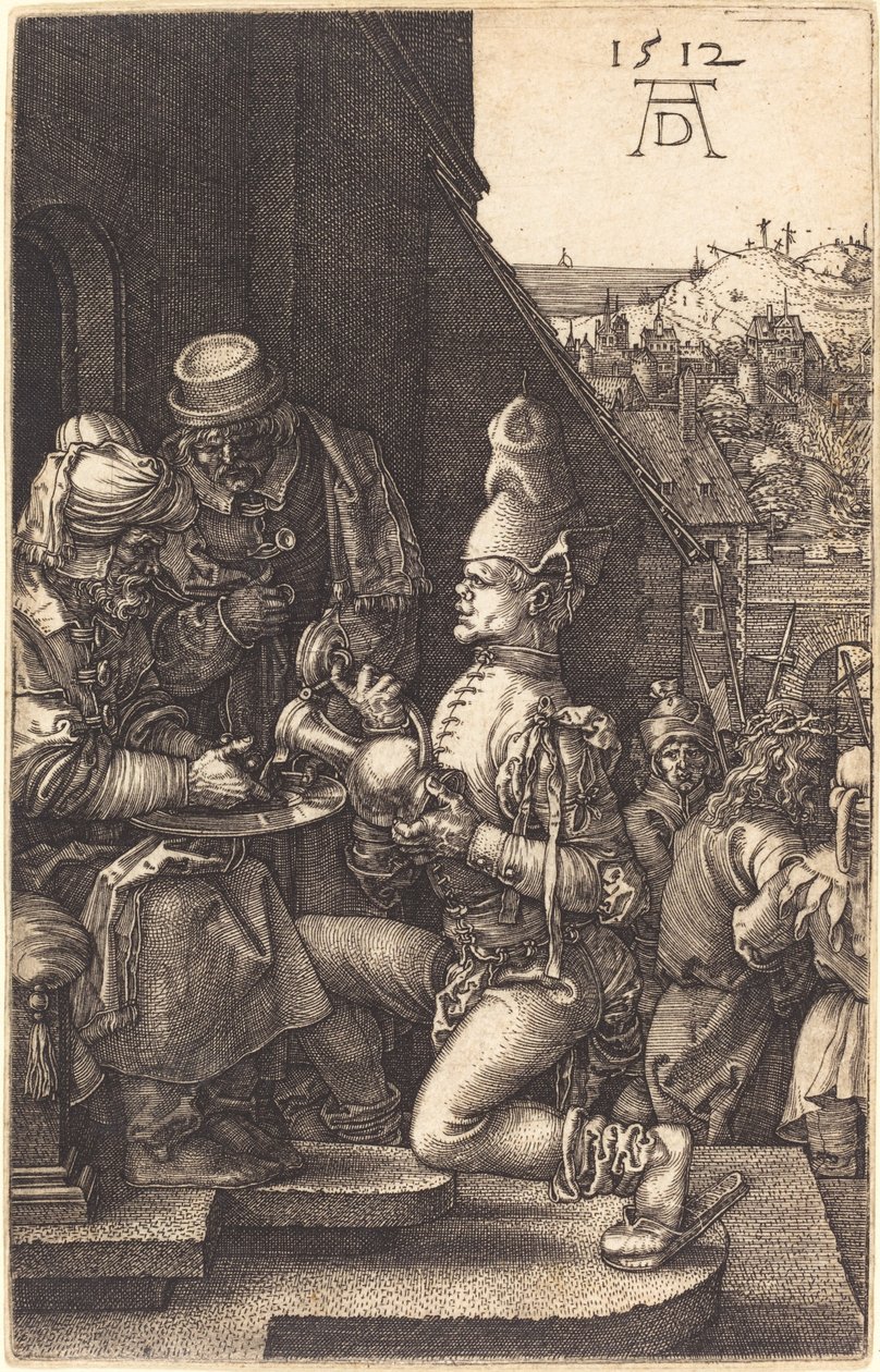Piłat myje ręce autorstwa Albrecht Dürer
