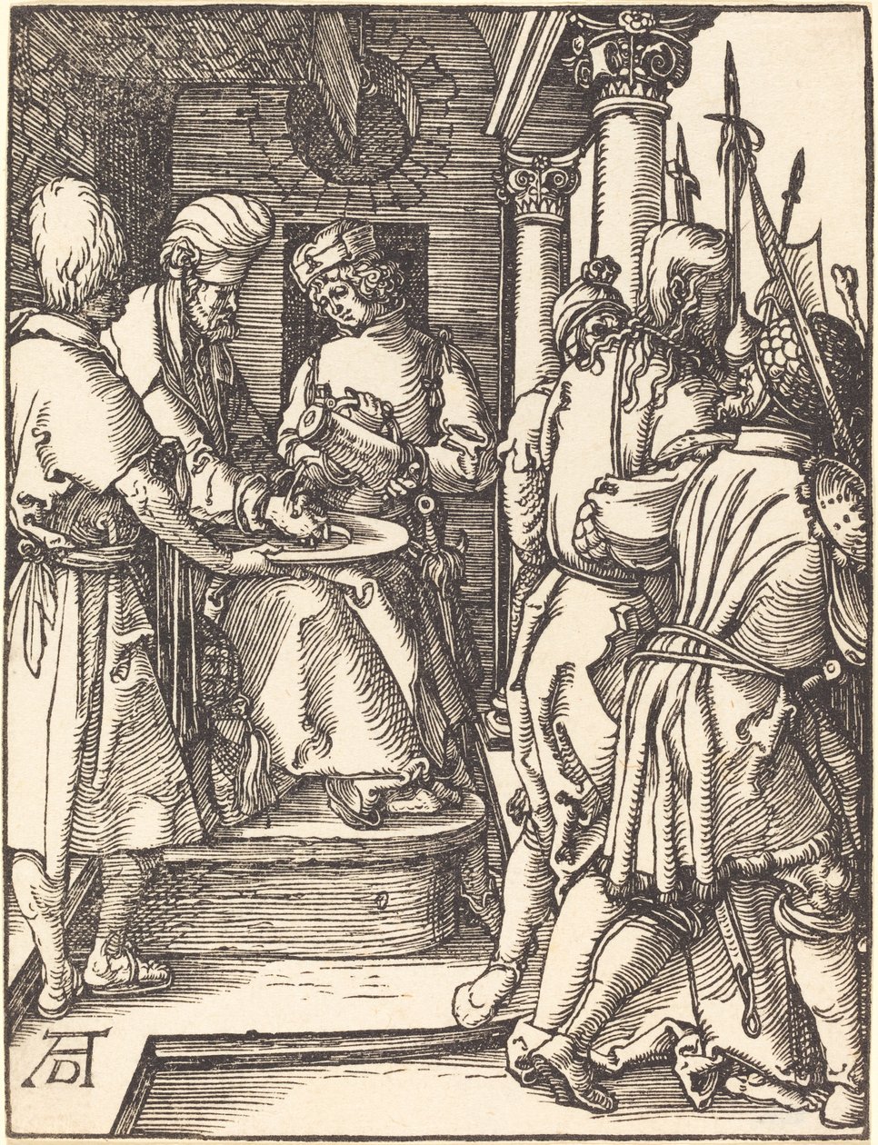 Piłat myje ręce autorstwa Albrecht Dürer