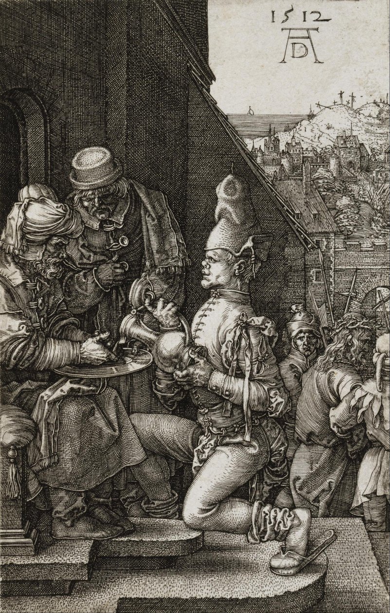Piłat umywa ręce autorstwa Albrecht Dürer