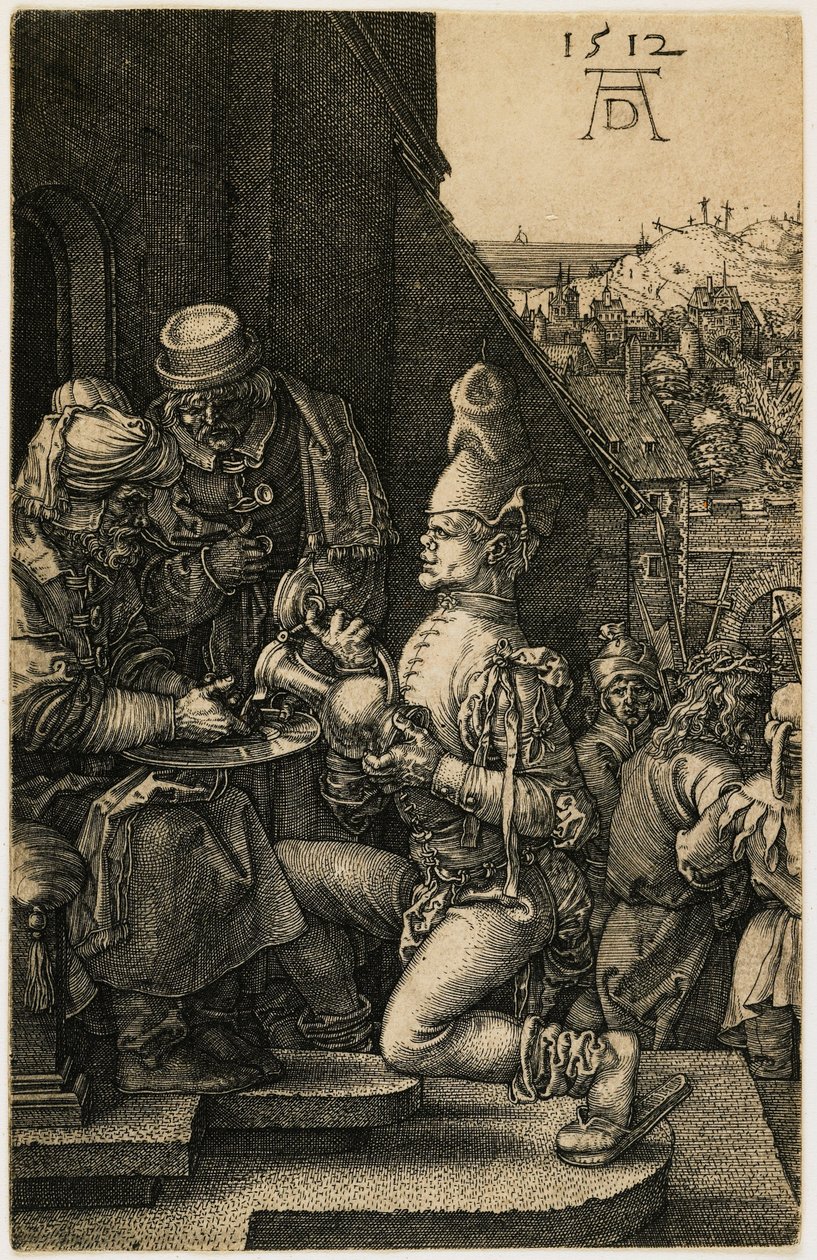 Piłat myjący ręce autorstwa Albrecht Dürer