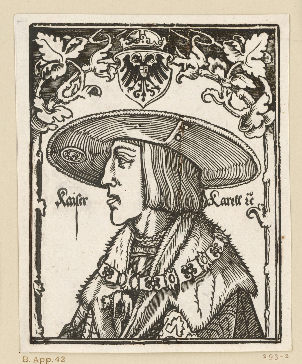 Portret Karola V autorstwa Albrecht Dürer
