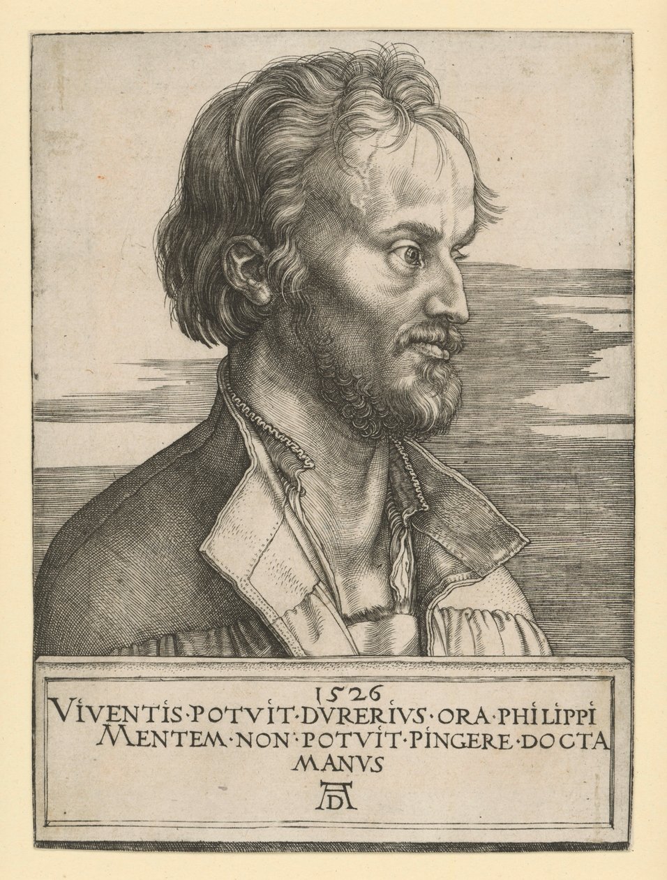 Portret Philippa Melanchthona autorstwa Albrecht Dürer