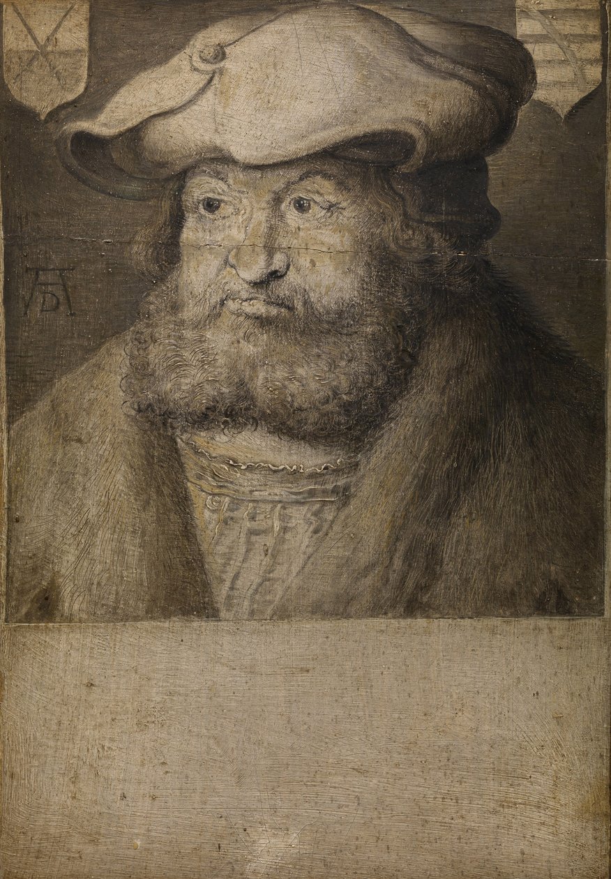 Portret Fryderyka III, elektora saskiego 1463-1525, ok. 1930 r. 1525 autorstwa Albrecht Dürer