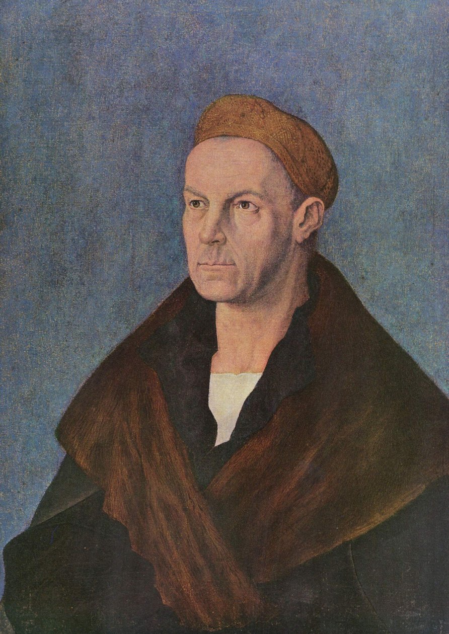 Portret Jakoba Fuggera Bogatego autorstwa Albrecht Dürer