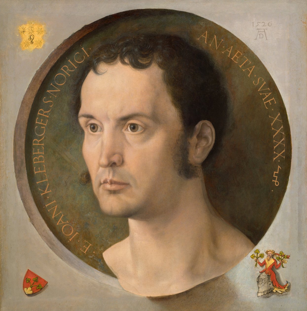 Portret Johanna Kleebergera, 1526 autorstwa Albrecht Dürer