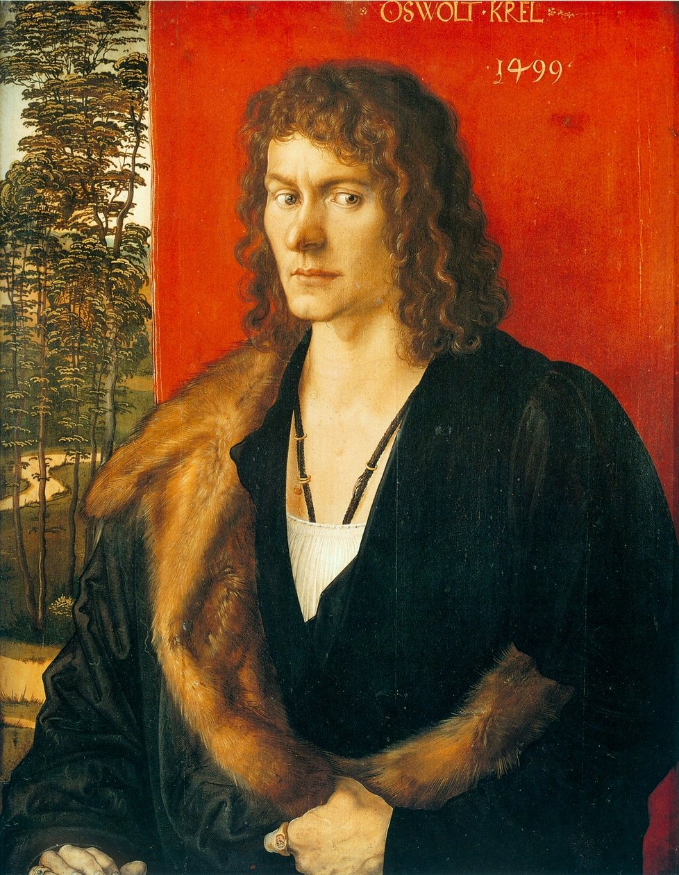 Portret Oswolta Krela: Oswolt Krel autorstwa Albrecht Dürer