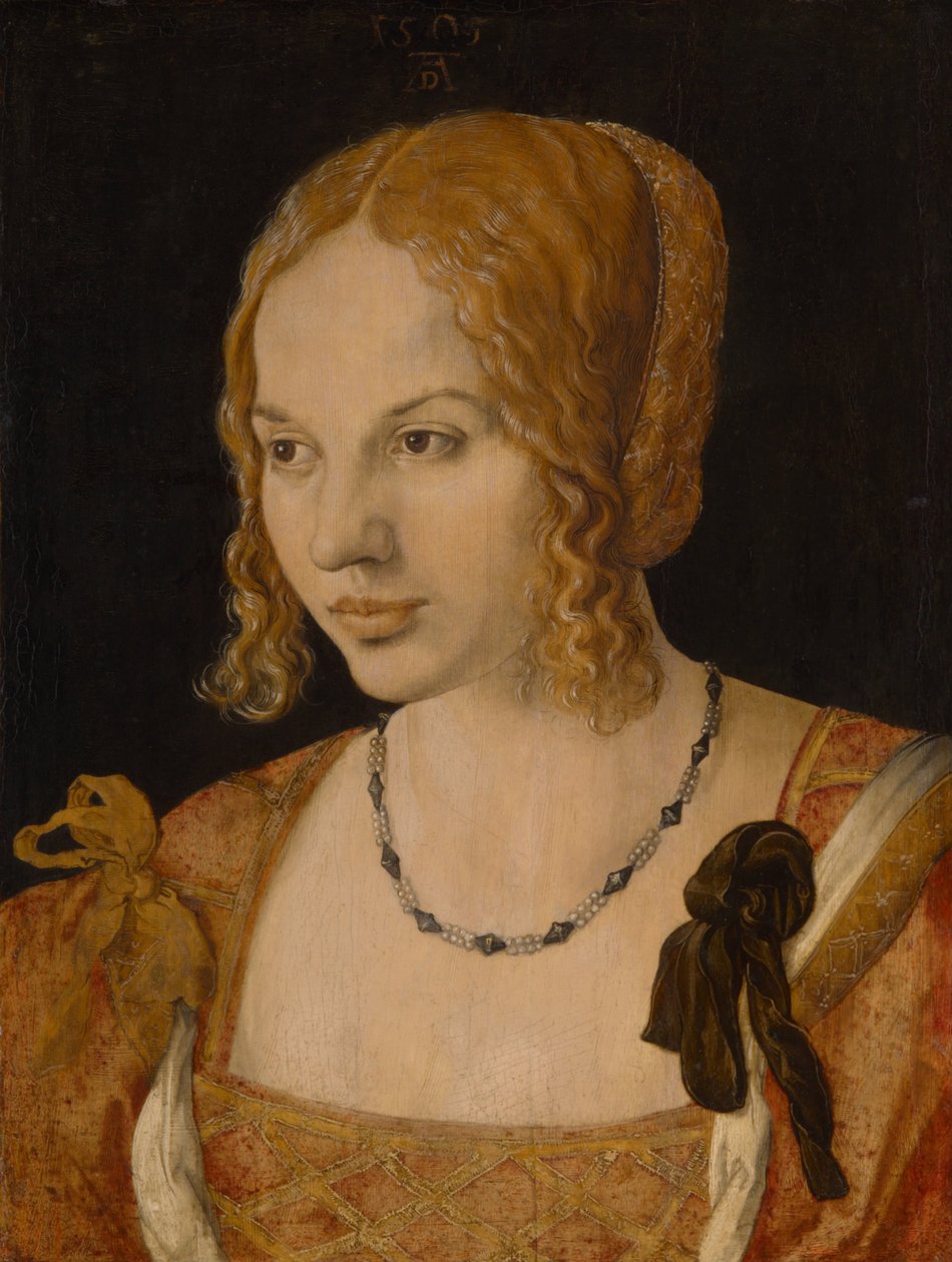 Portret młodej weneckiej kobiety, 1505 autorstwa Albrecht Dürer