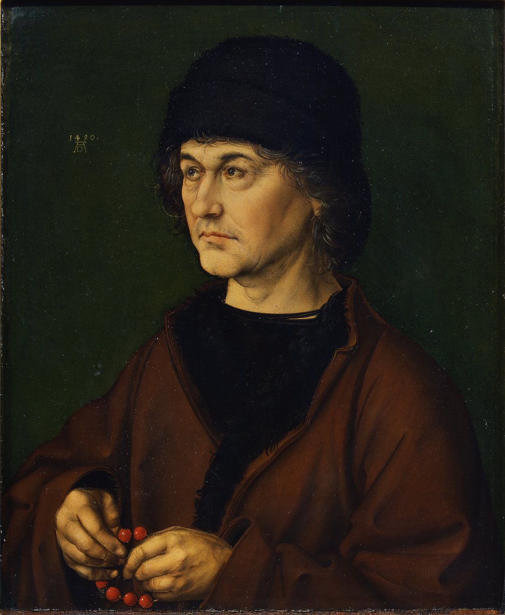 Portret ojca artysty, 1490 autorstwa Albrecht Dürer