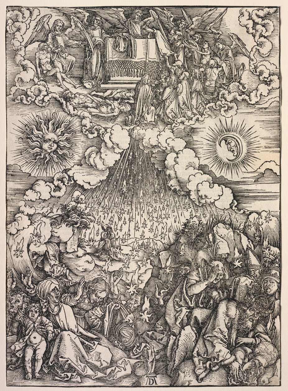 Objawienie św. Jana: otwarcie szóstej pieczęci autorstwa Albrecht Dürer