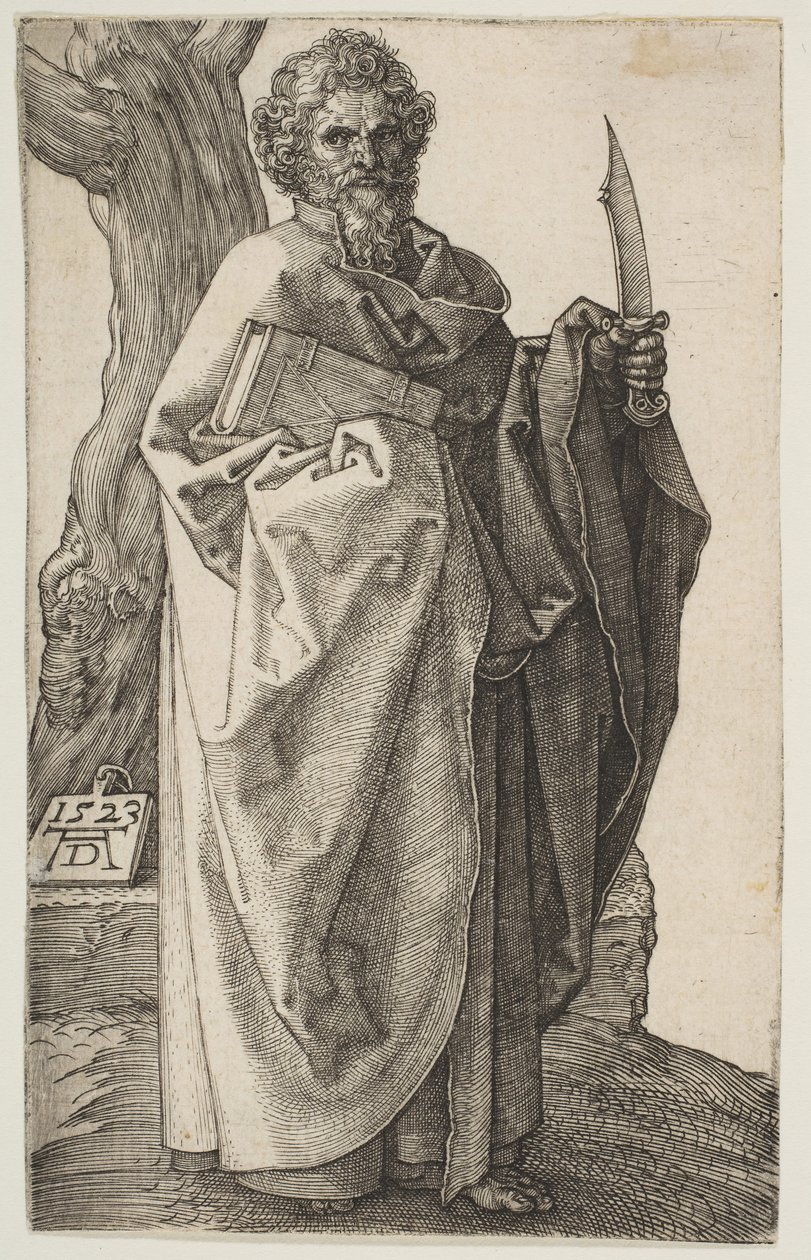 Św. Bartłomiej, 1523. autorstwa Albrecht Dürer