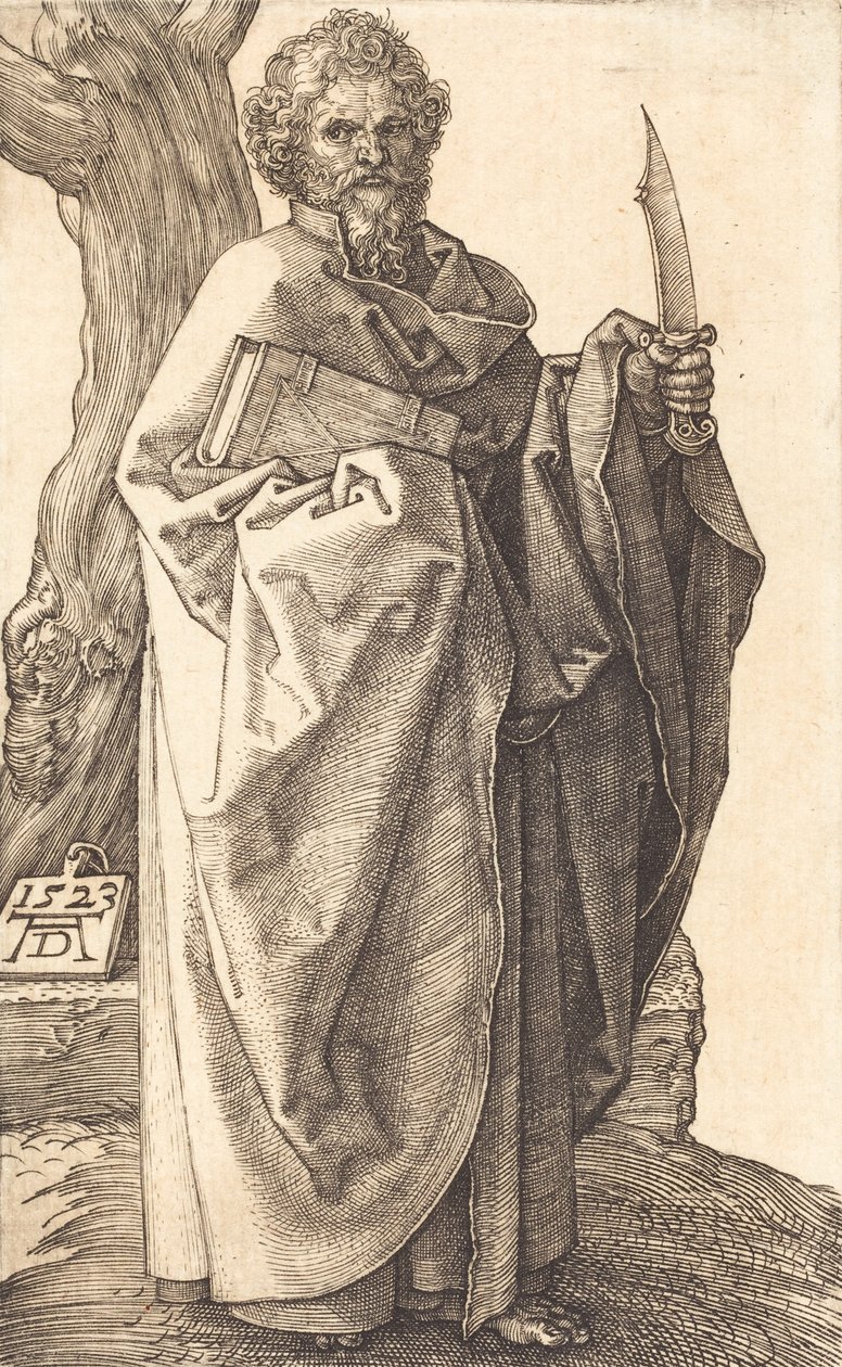 Św. Bartłomiej, 1523. autorstwa Albrecht Dürer
