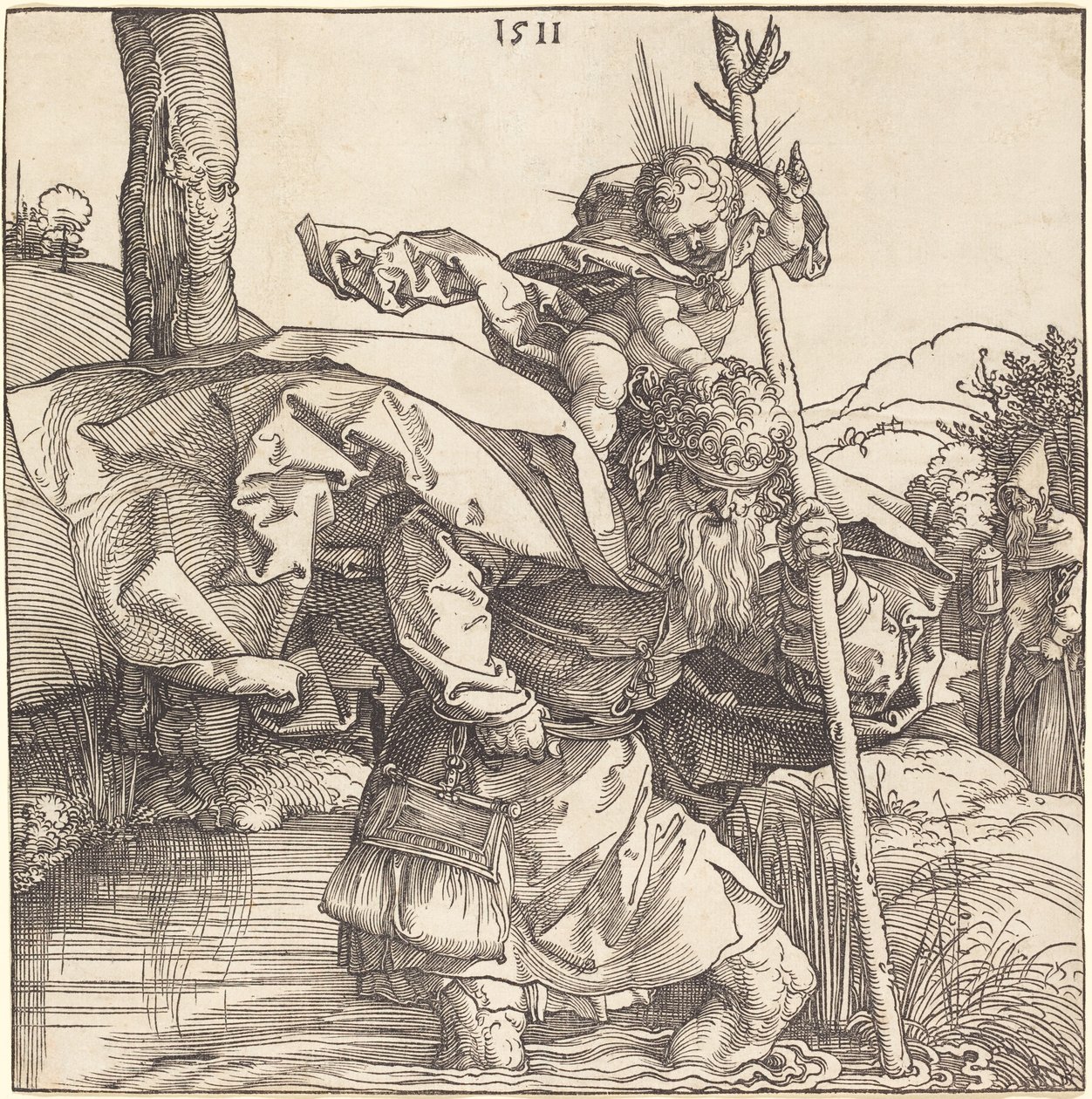 Święty Krzysztof autorstwa Albrecht Dürer