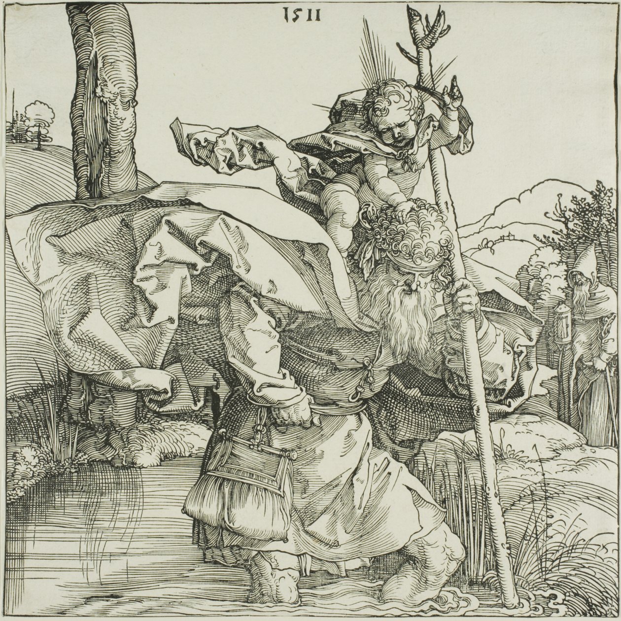 Święty Krzysztof autorstwa Albrecht Dürer