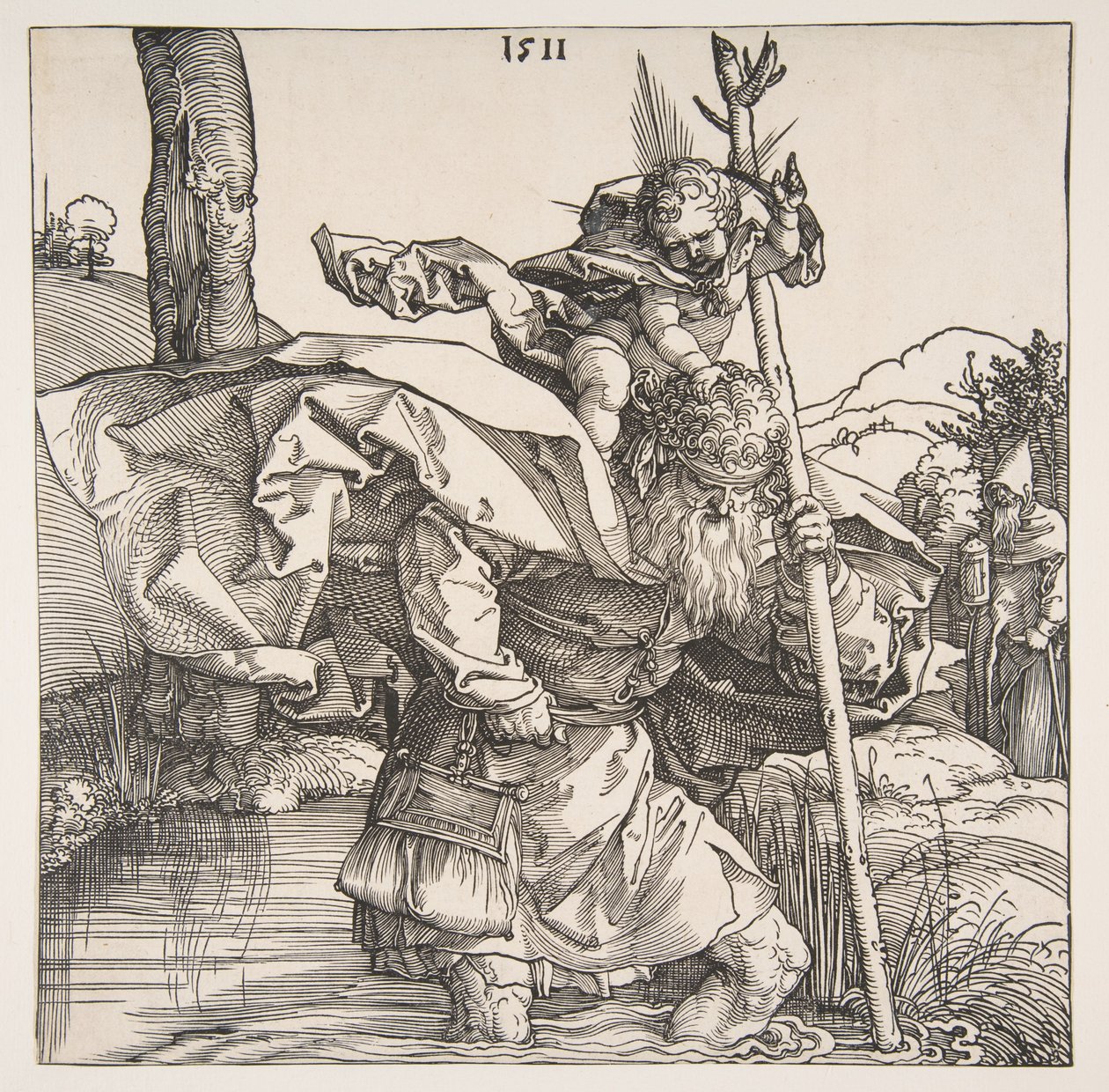 Święty Krzysztof autorstwa Albrecht Dürer
