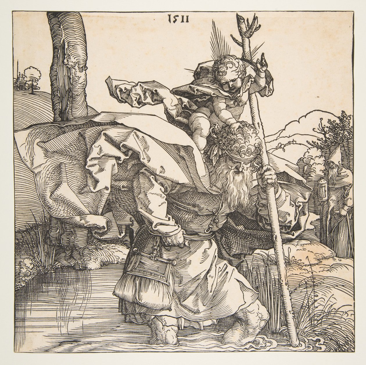 Święty Krzysztof autorstwa Albrecht Dürer