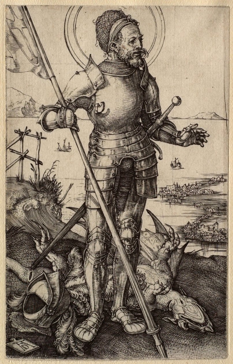 Święty Jerzy pieszo autorstwa Albrecht Dürer