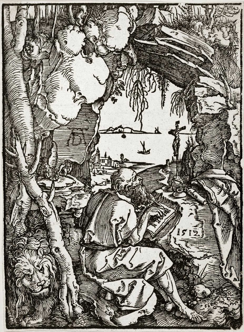 Święty Hieronim w grocie (Bartsch 113) autorstwa Albrecht Dürer