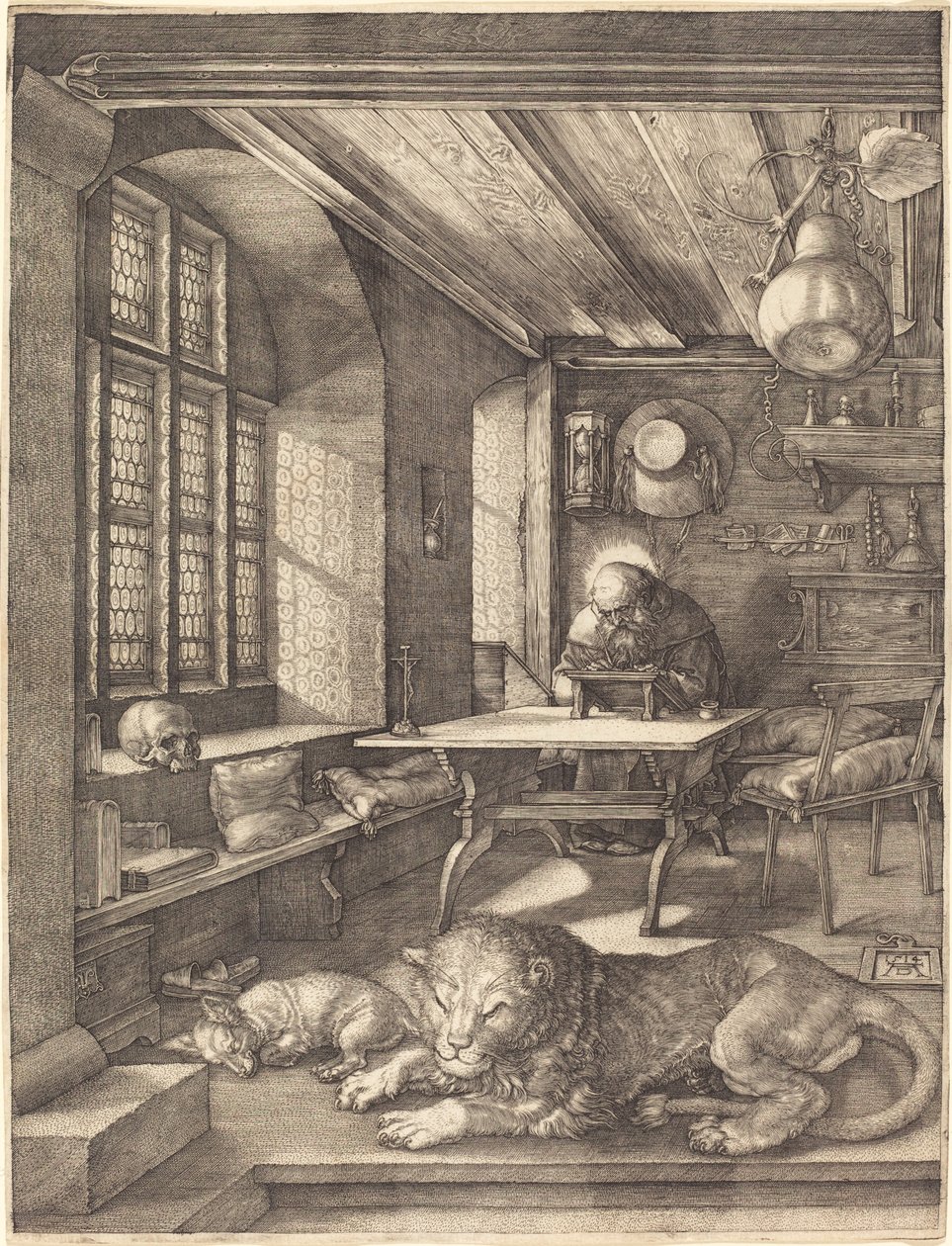 Święty Hieronim w swoim gabinecie autorstwa Albrecht Dürer