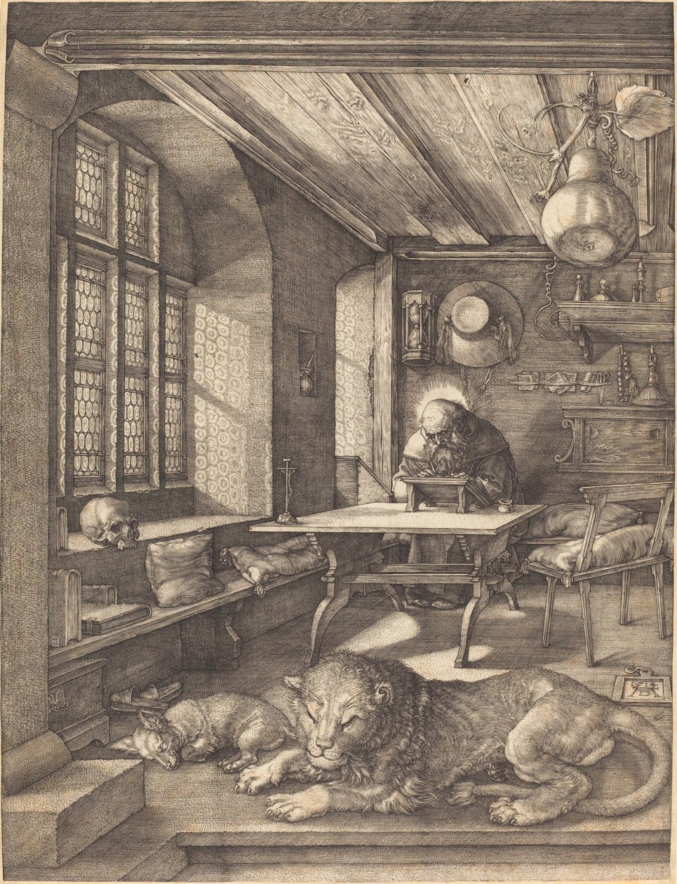 Święty Hieronim w swoim gabinecie autorstwa Albrecht Dürer