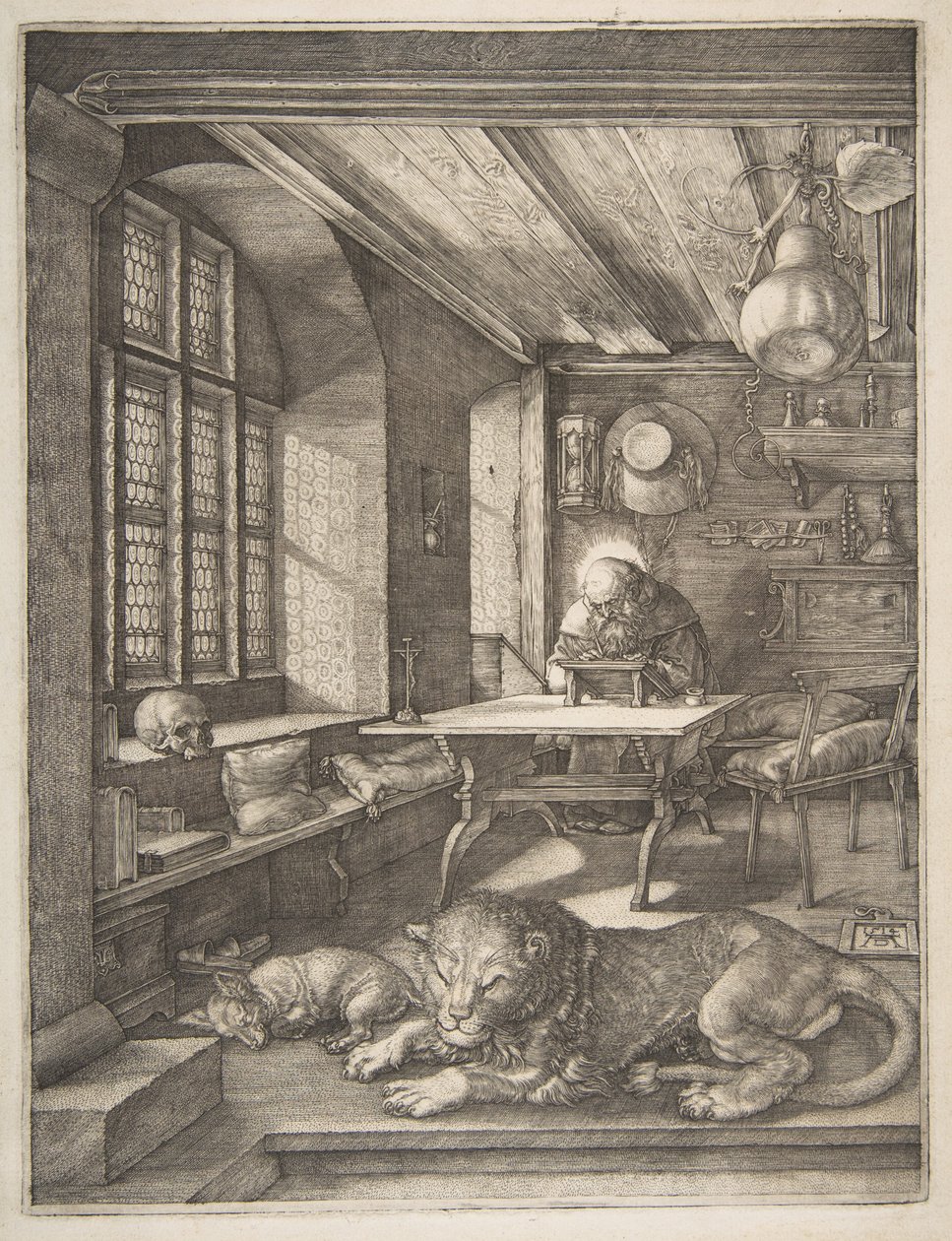 Święty Hieronim w swojej pracowni autorstwa Albrecht Dürer