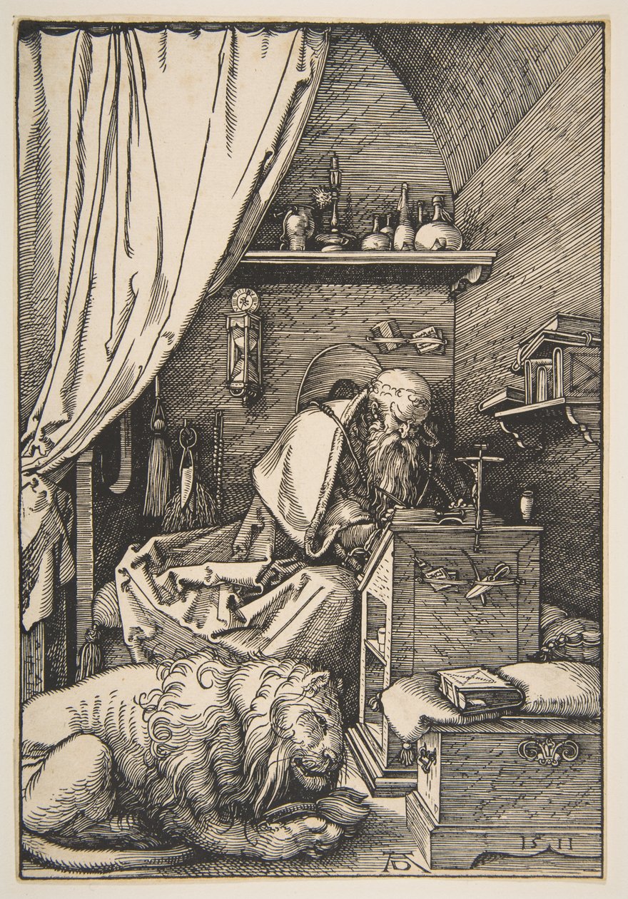 Święty Hieronim w swojej pracowni autorstwa Albrecht Dürer