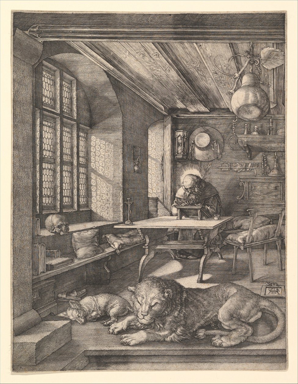 Święty Hieronim w swojej pracowni autorstwa Albrecht Dürer
