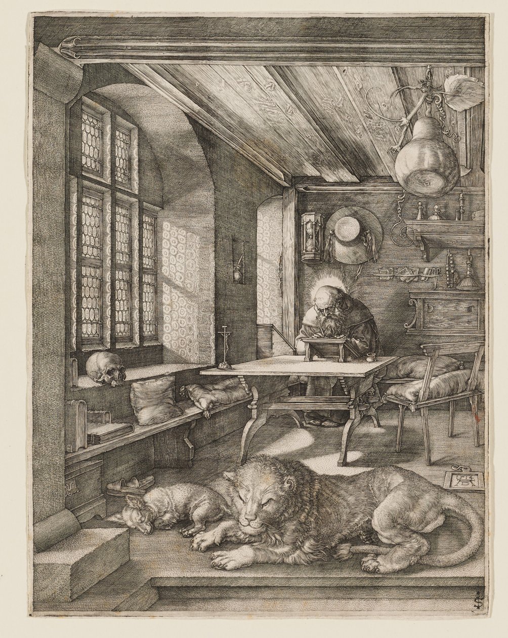Święty Hieronim w pracowni autorstwa Albrecht Dürer