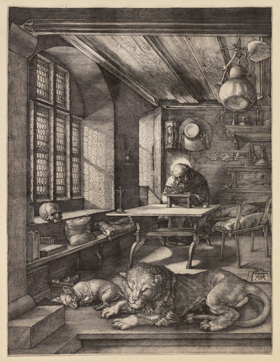 Święty Hieronim w pracowni autorstwa Albrecht Dürer