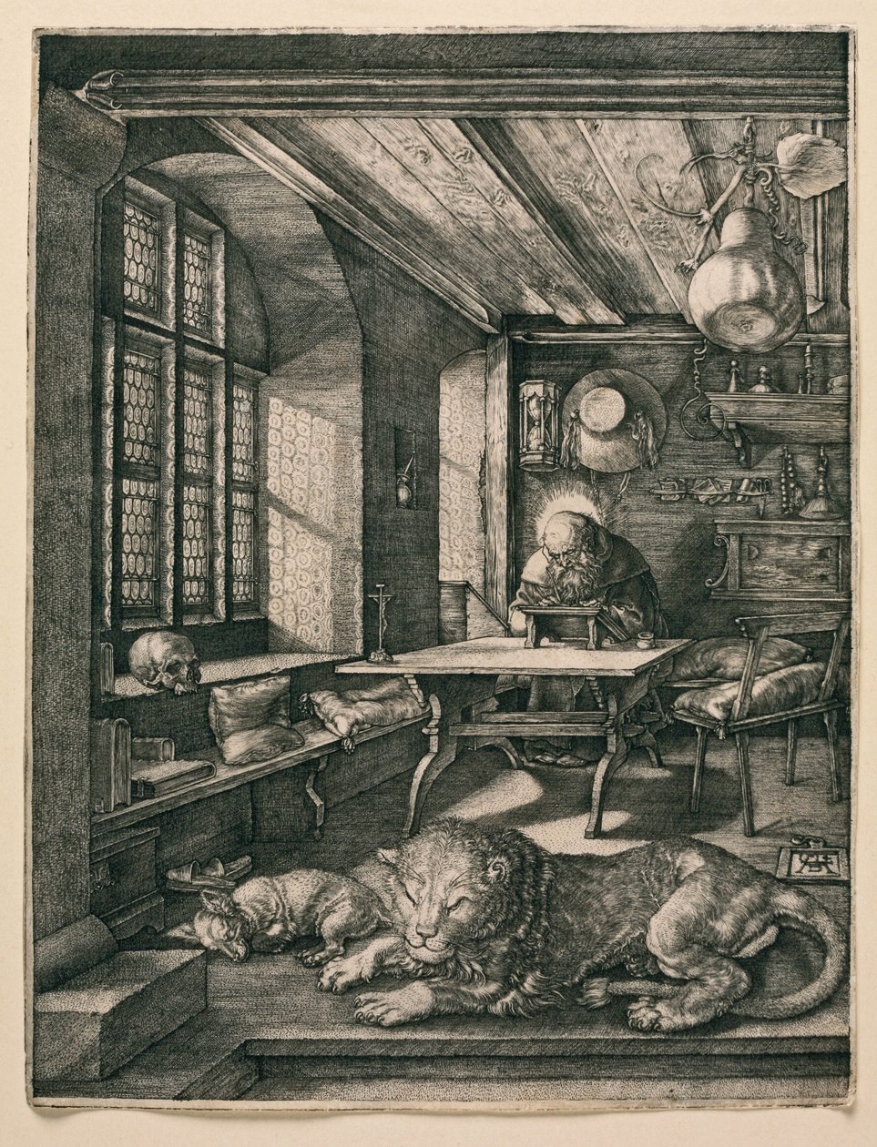 Święty Hieronim w swojej celi autorstwa Albrecht Dürer