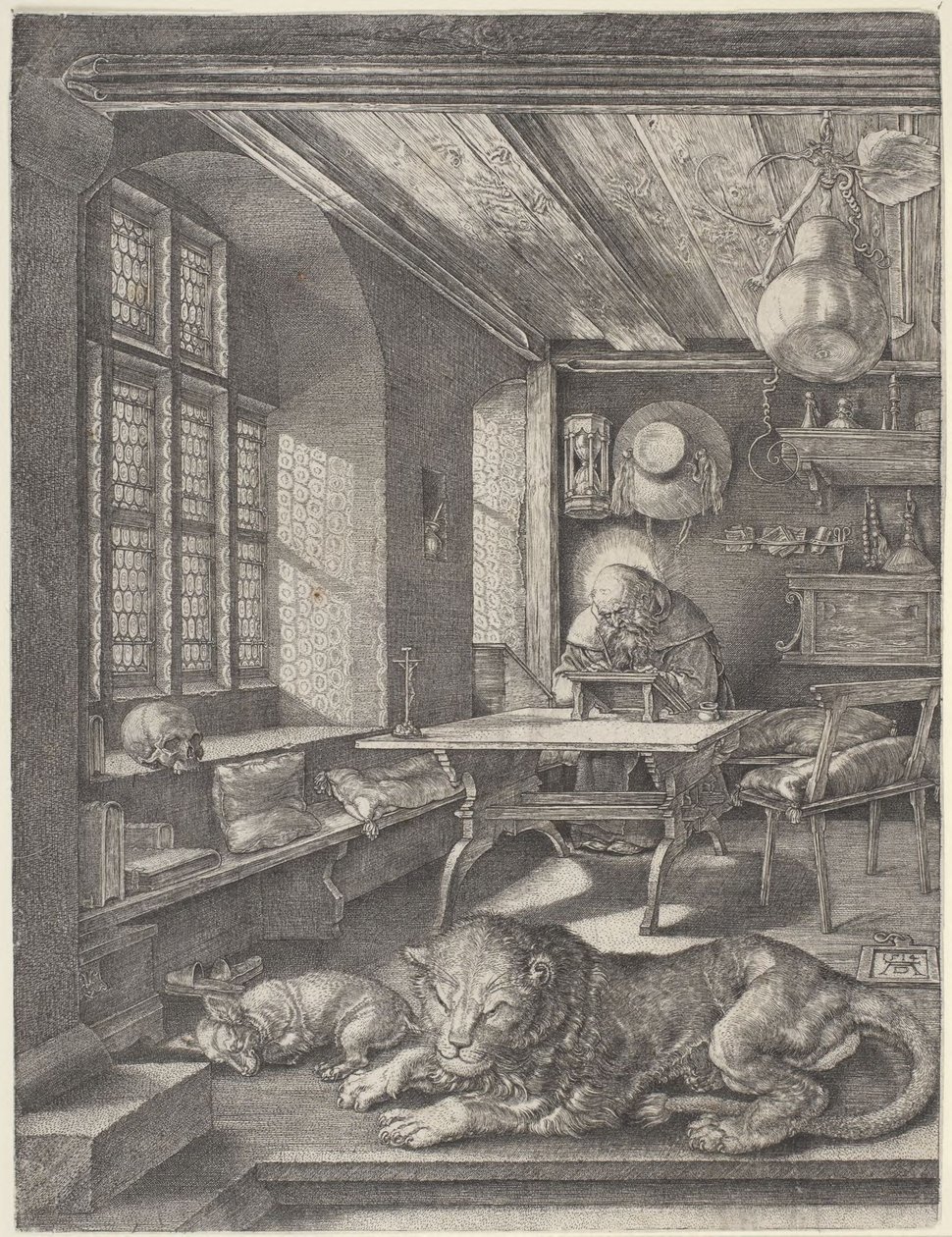 Święty Hieronim w swojej pracowni autorstwa Albrecht Dürer