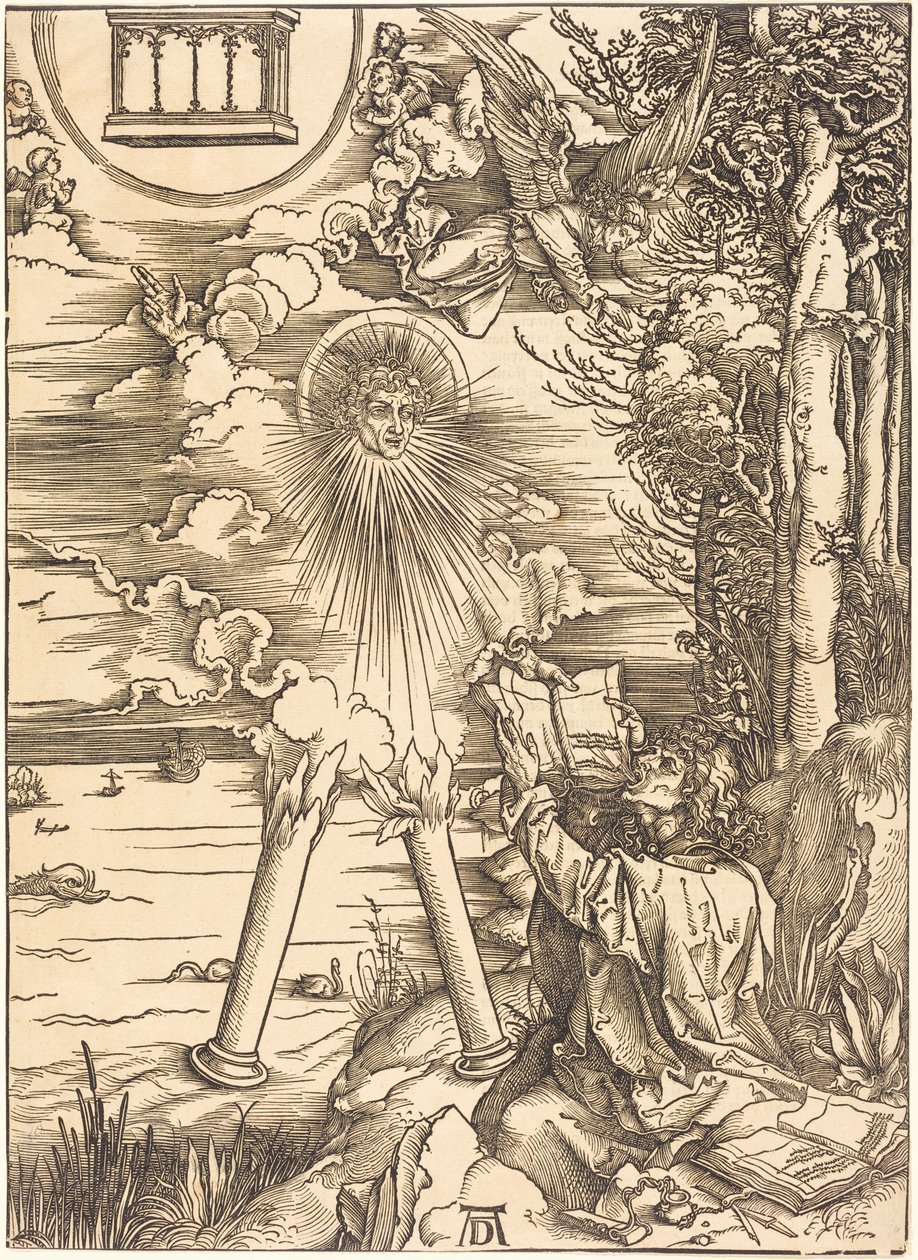 Święty Jan pożerający księgę autorstwa Albrecht Dürer