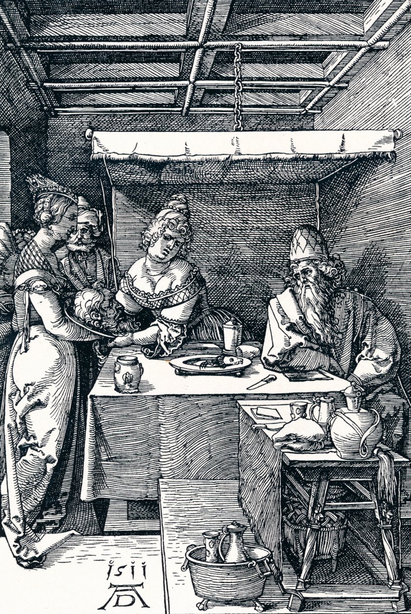 Salome przedstawia Herodiadzie głowę św. Jana Chrzciciela, 1511 1906 autorstwa Albrecht Dürer