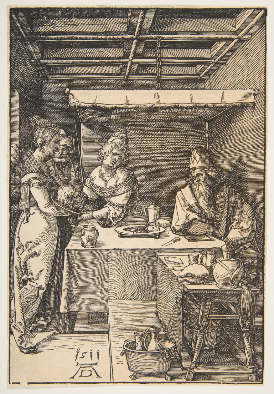 Salome odbiera głowę św. Jana Chrzciciela autorstwa Albrecht Dürer