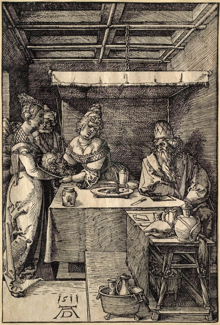 Salome otrzymuje głowę świętego Jana Chrzciciela autorstwa Albrecht Dürer