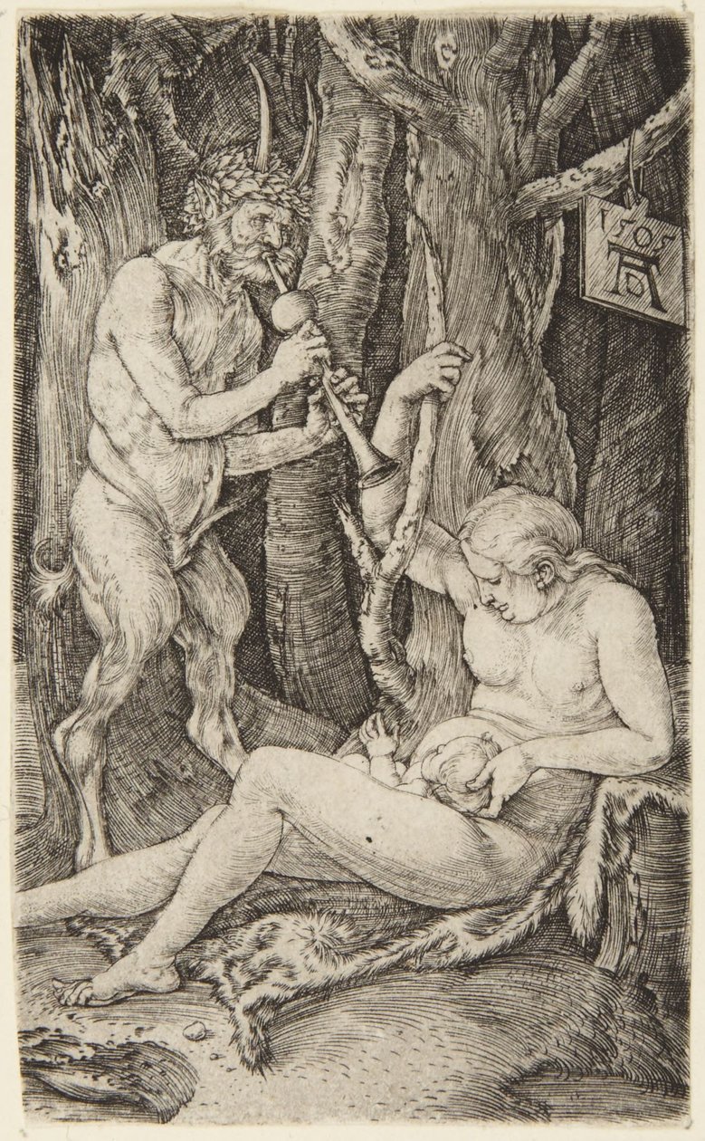 Rodzina satyrów autorstwa Albrecht Dürer