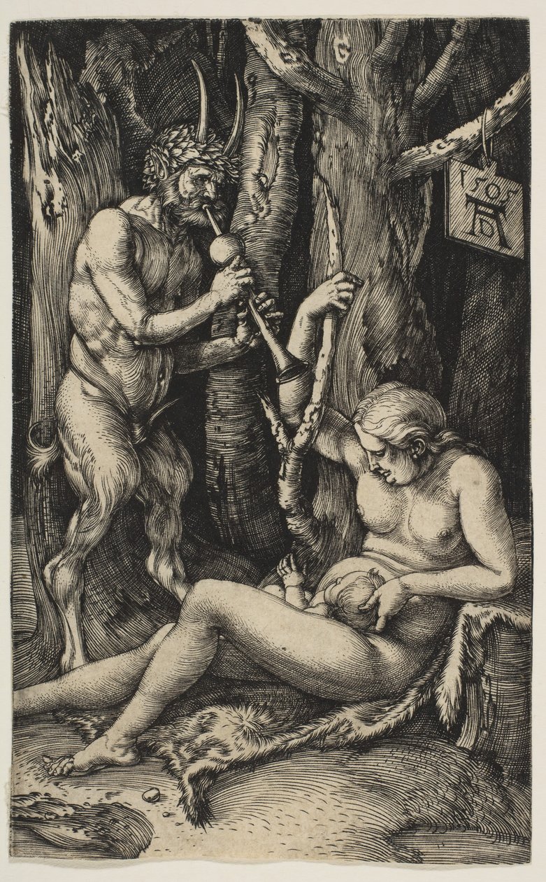 Rodzina Satyrów, 1505. autorstwa Albrecht Dürer