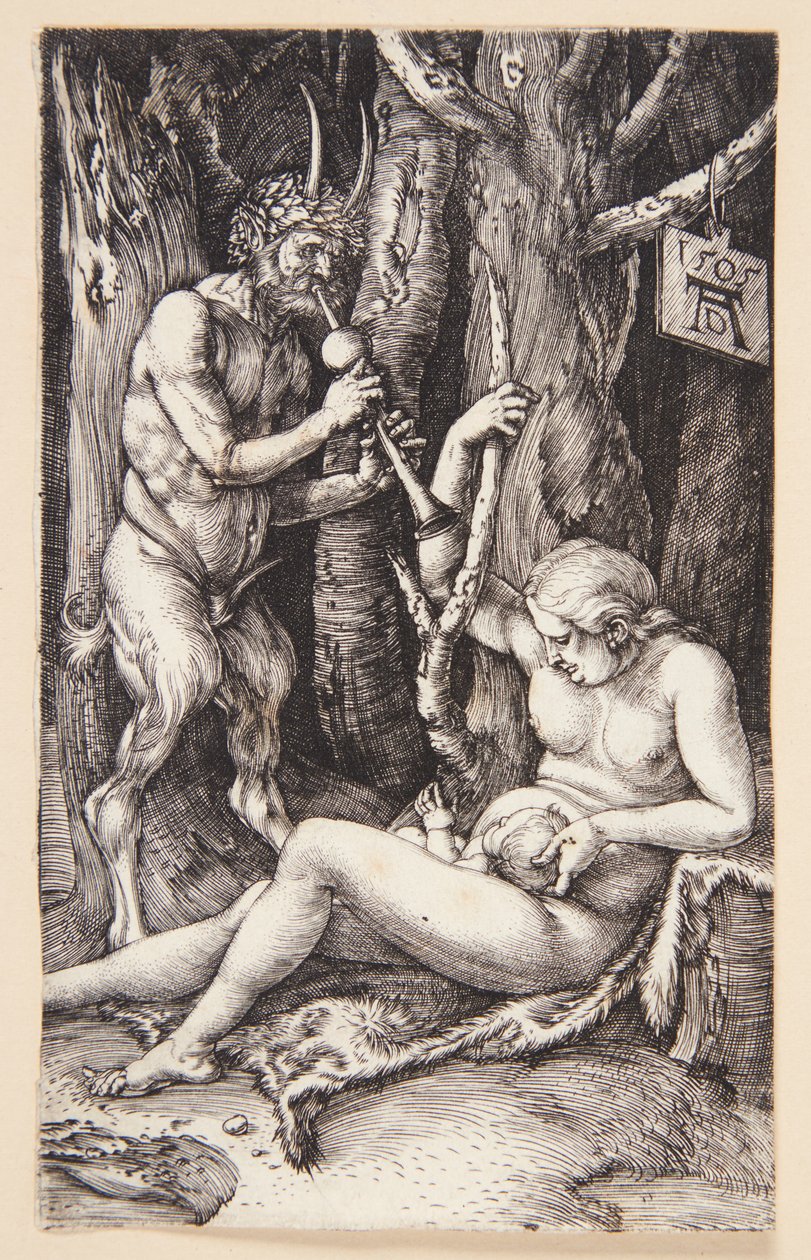 Rodzina satyrów autorstwa Albrecht Dürer