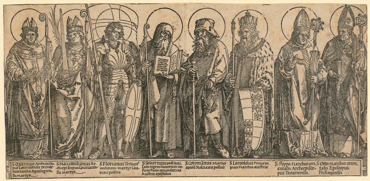 Święci patroni Austrii autorstwa Albrecht Dürer
