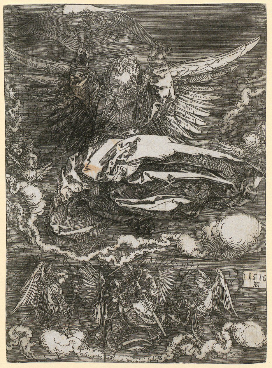 Chusta św. Weroniki trzymana przez anioła autorstwa Albrecht Dürer