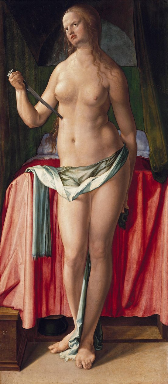 Samobójstwo Lukrecji autorstwa Albrecht Dürer