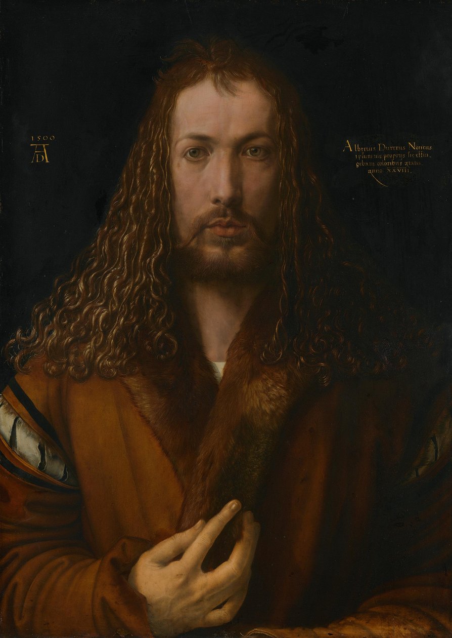 Autoportret w stroju obszytym futrem autorstwa Albrecht Dürer